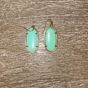 Kendra mint earrings